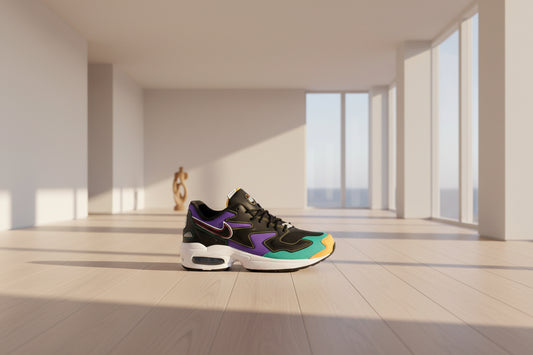 Trainers AIR MAX2 LIGHT PRM Nike BV0987 023 Black - RawMovement