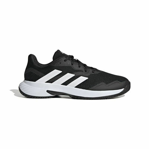 Men's Tennis Shoes Adidas Courtjam Control Black - RawMovement