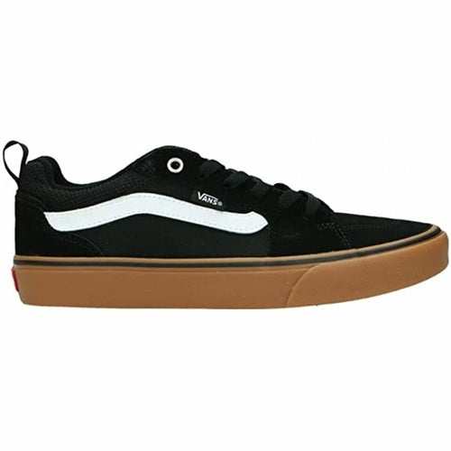 Men’s black casual sneakers by Raw-Movement with lace-up design and rubber sole, styled for everyday wear.