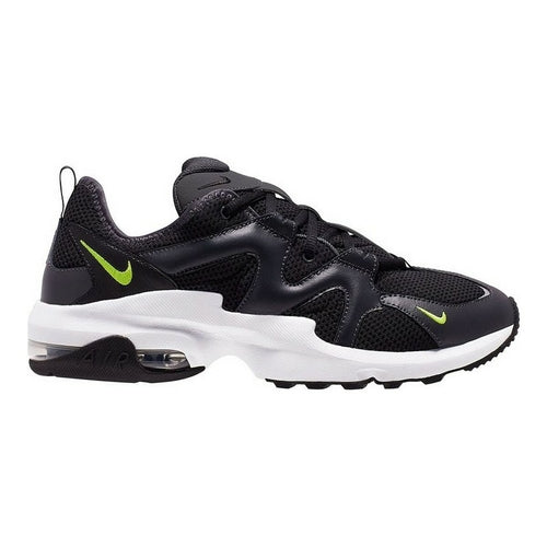 Men's Nike Air Max Graviton black sneakers with cushioned soles and sleek design by Raw-Movement.