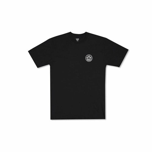 Men’s black Vans Forever-R short sleeve T-shirt by Raw-Movement, with a classic fit and graphic design on the front.