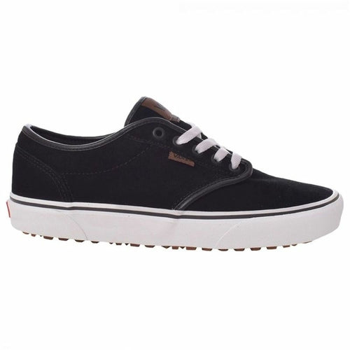 Black Vans Atwood casual sneakers for men by Raw-Movement, featuring a classic design and comfortable fit.