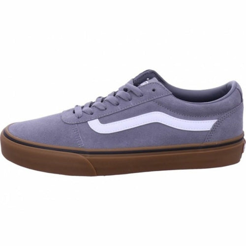 Raw-Movement men's casual Vans Ward Indigo sneakers with white soles and classic design, displayed on a plain background.