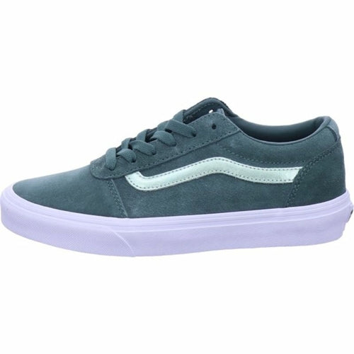 Women's casual Vans Ward sneakers by Raw-Movement featuring white canvas uppers and rubber soles, perfect for everyday wear.