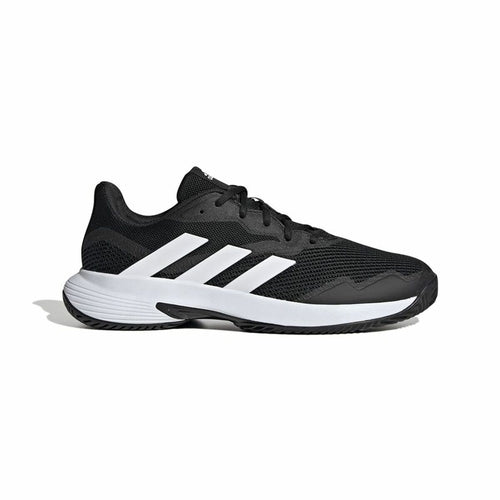 Men's Tennis Shoes Adidas Courtjam Control Black - RawMovement