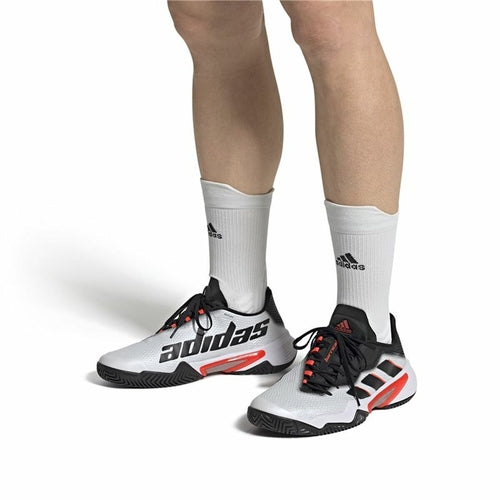Men's Tennis Shoes Adidas Barricade  White - RawMovement