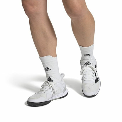 Men's Tennis Shoes Adidas Adizero Ubersonic 4 White - RawMovement